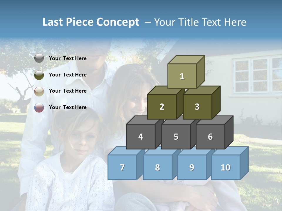 Smiling Family PowerPoint Template