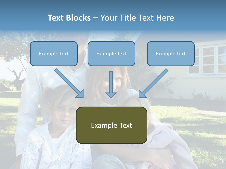 Smiling Family PowerPoint Template