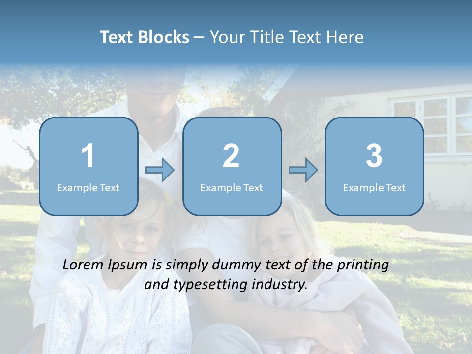 Smiling Family PowerPoint Template
