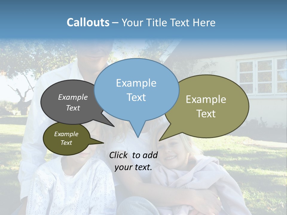 Smiling Family PowerPoint Template