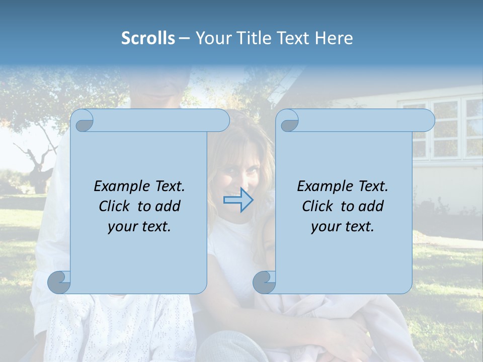 Smiling Family PowerPoint Template