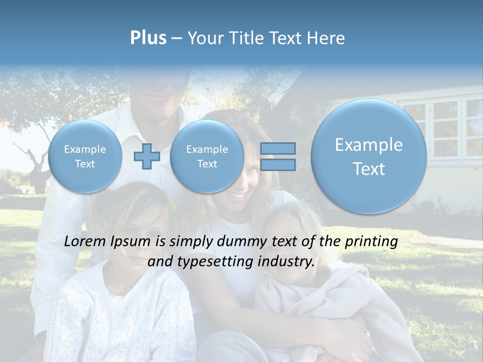Smiling Family PowerPoint Template
