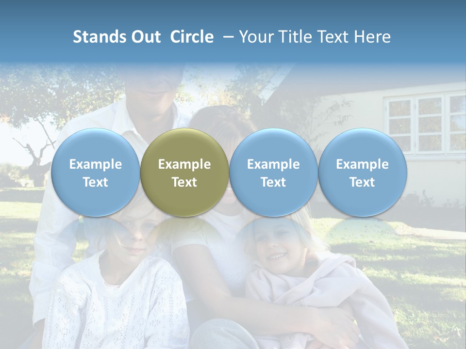 Smiling Family PowerPoint Template