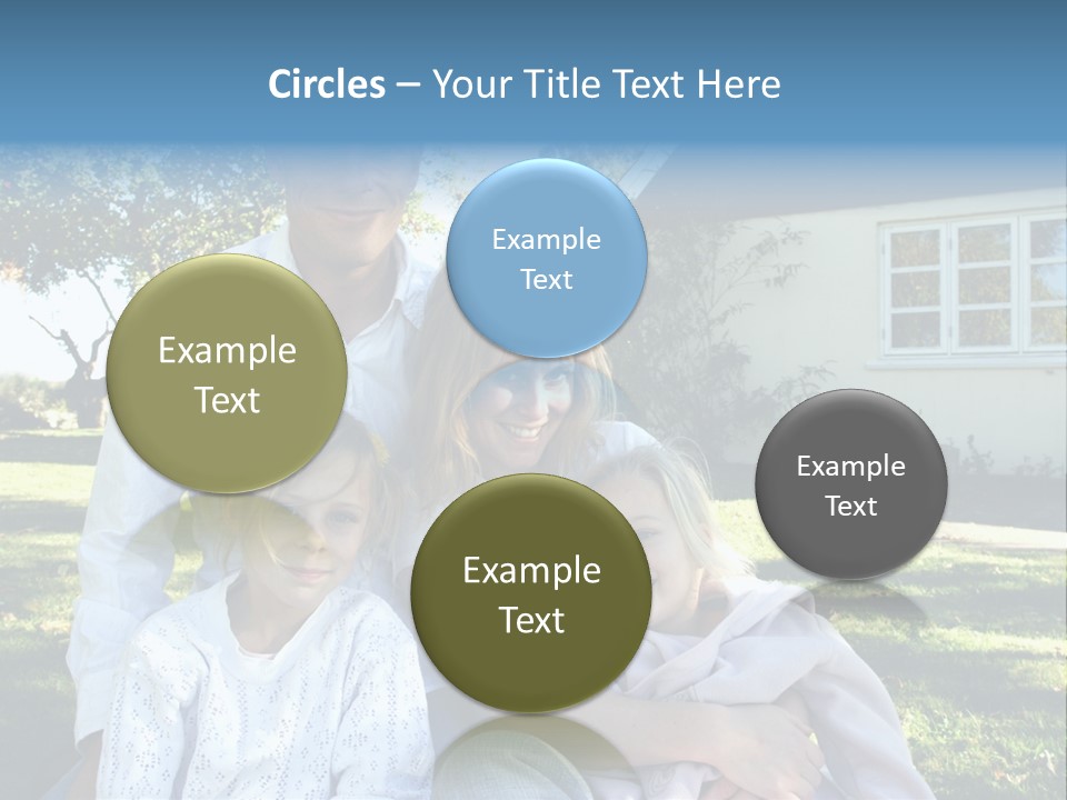 Smiling Family PowerPoint Template