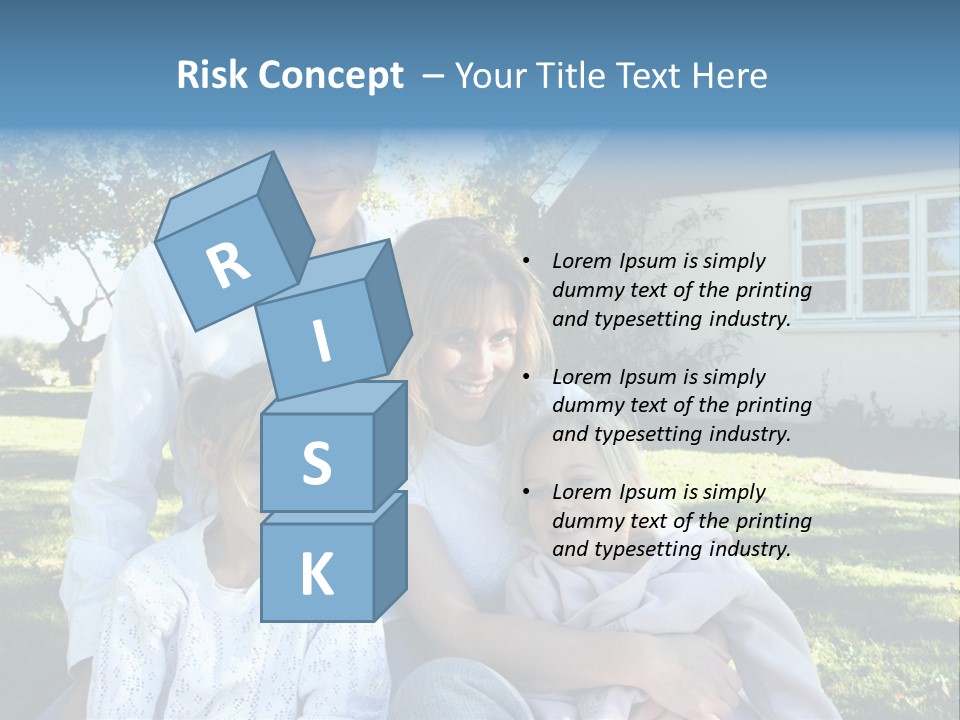 Smiling Family PowerPoint Template