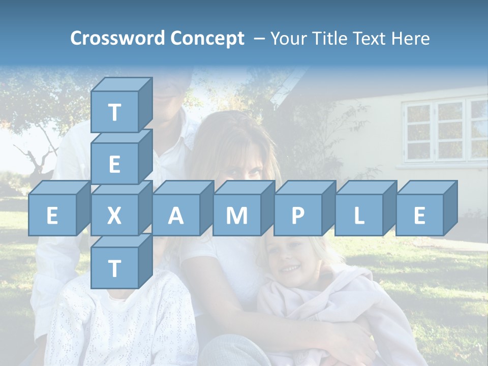 Smiling Family PowerPoint Template