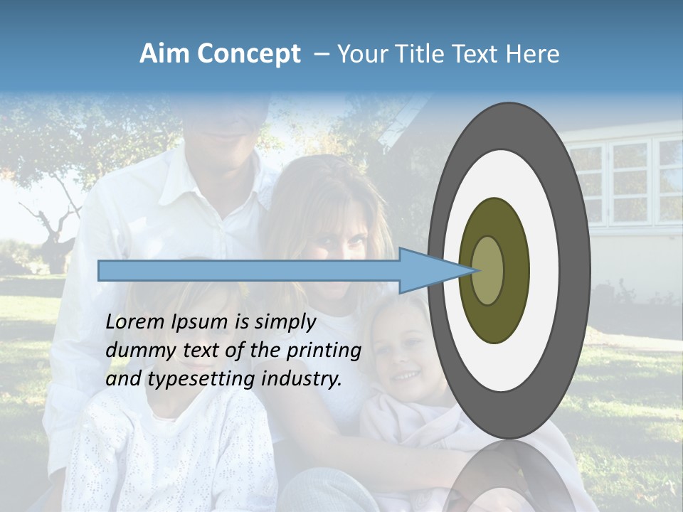 Smiling Family PowerPoint Template