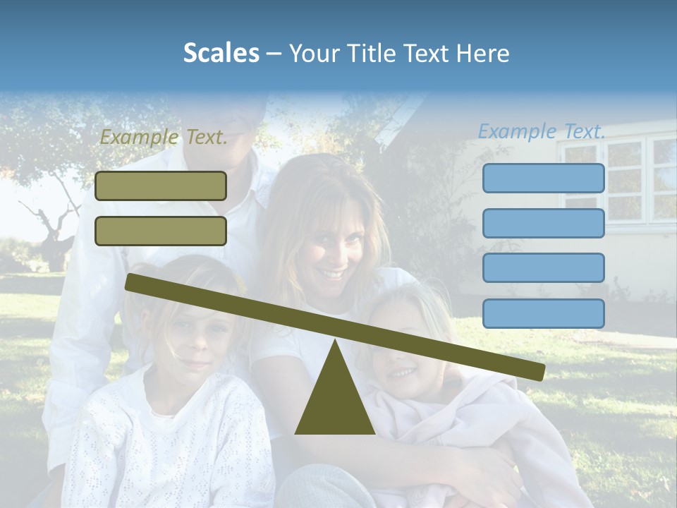 Smiling Family PowerPoint Template