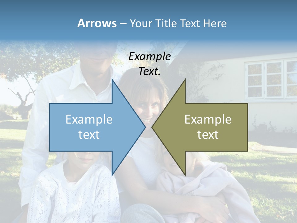 Smiling Family PowerPoint Template