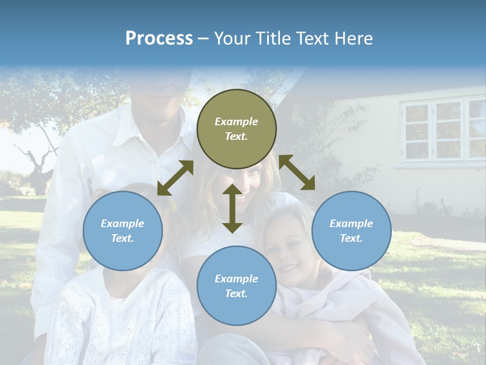 Smiling Family PowerPoint Template