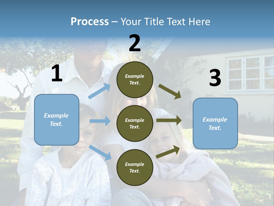 Smiling Family PowerPoint Template