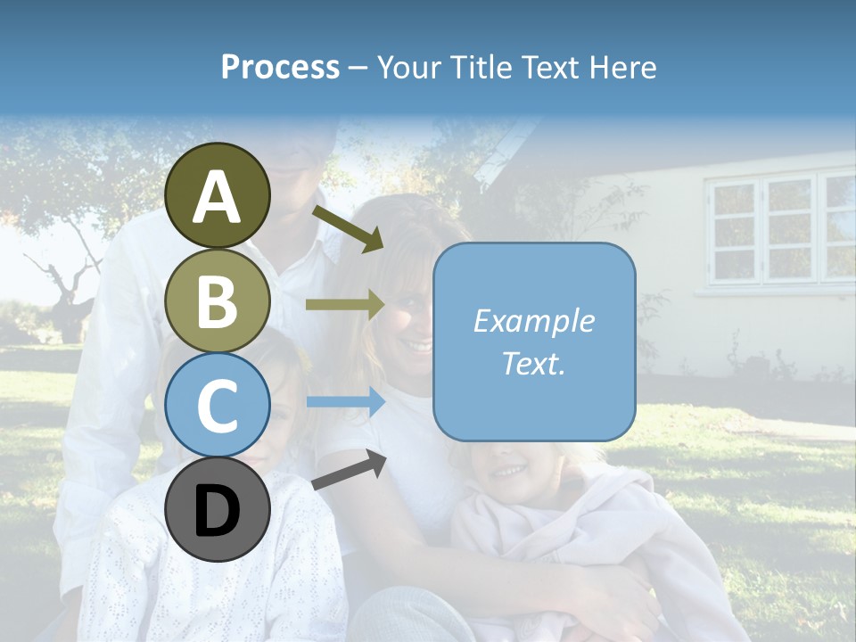 Smiling Family PowerPoint Template