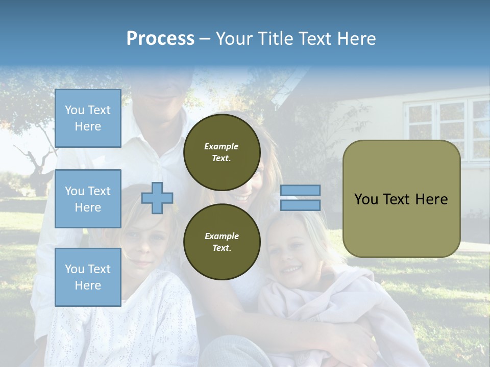 Smiling Family PowerPoint Template