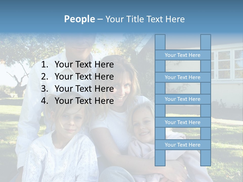 Smiling Family PowerPoint Template