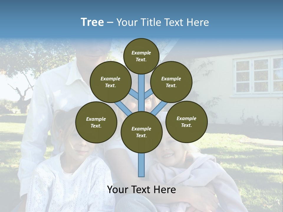 Smiling Family PowerPoint Template