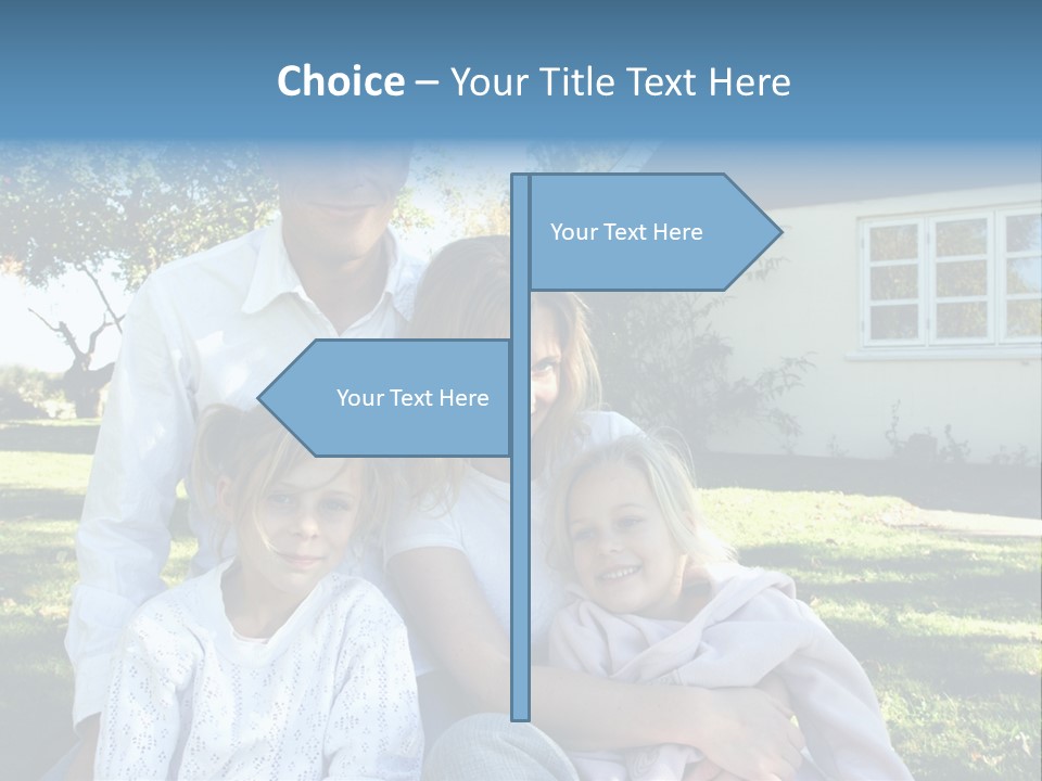 Smiling Family PowerPoint Template