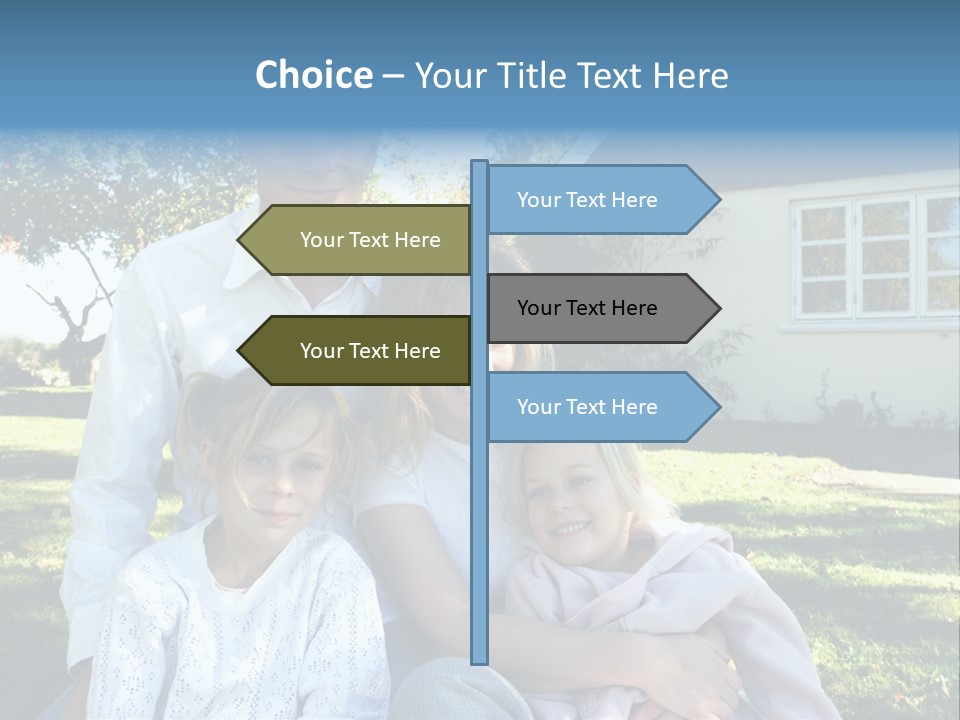Smiling Family PowerPoint Template