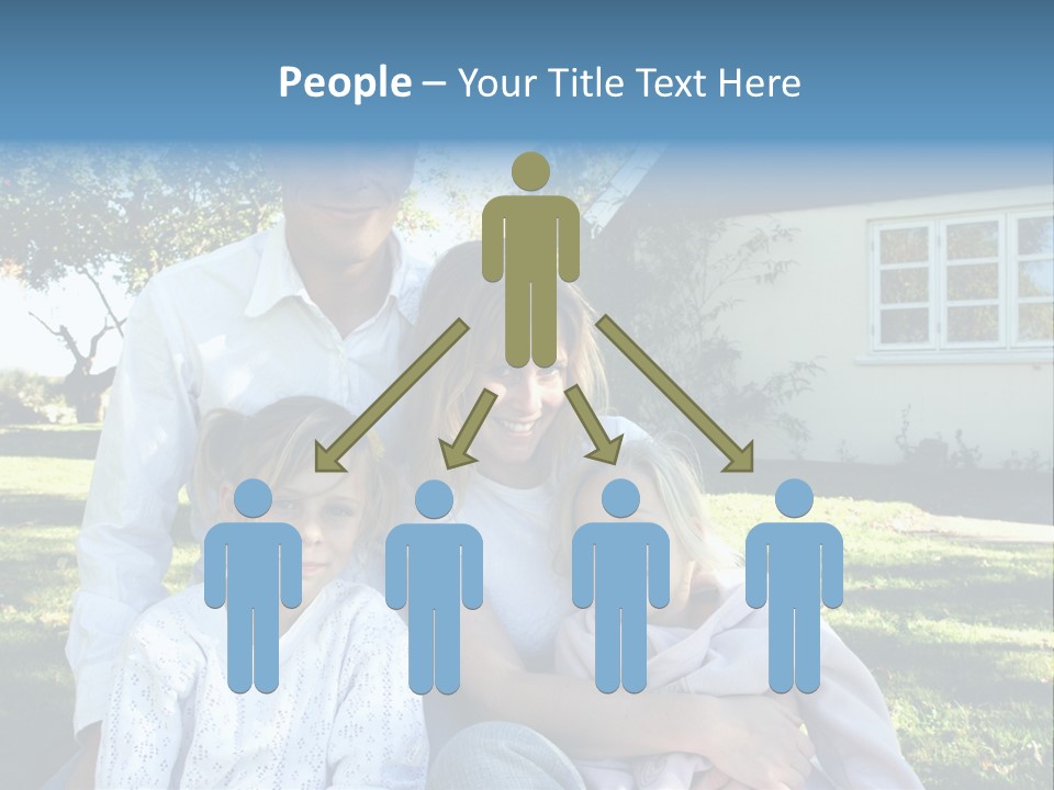 Smiling Family PowerPoint Template