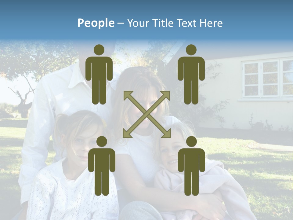 Smiling Family PowerPoint Template