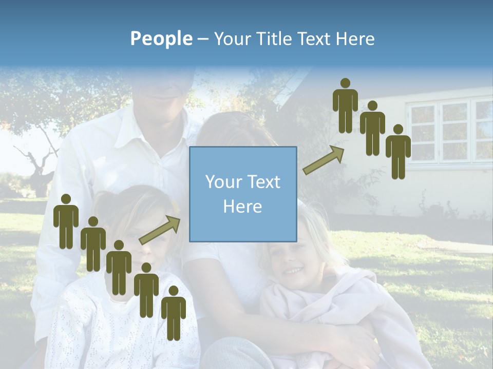 Smiling Family PowerPoint Template