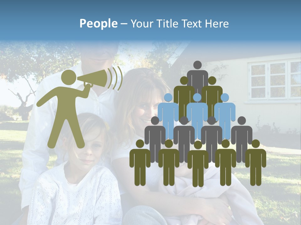 Smiling Family PowerPoint Template