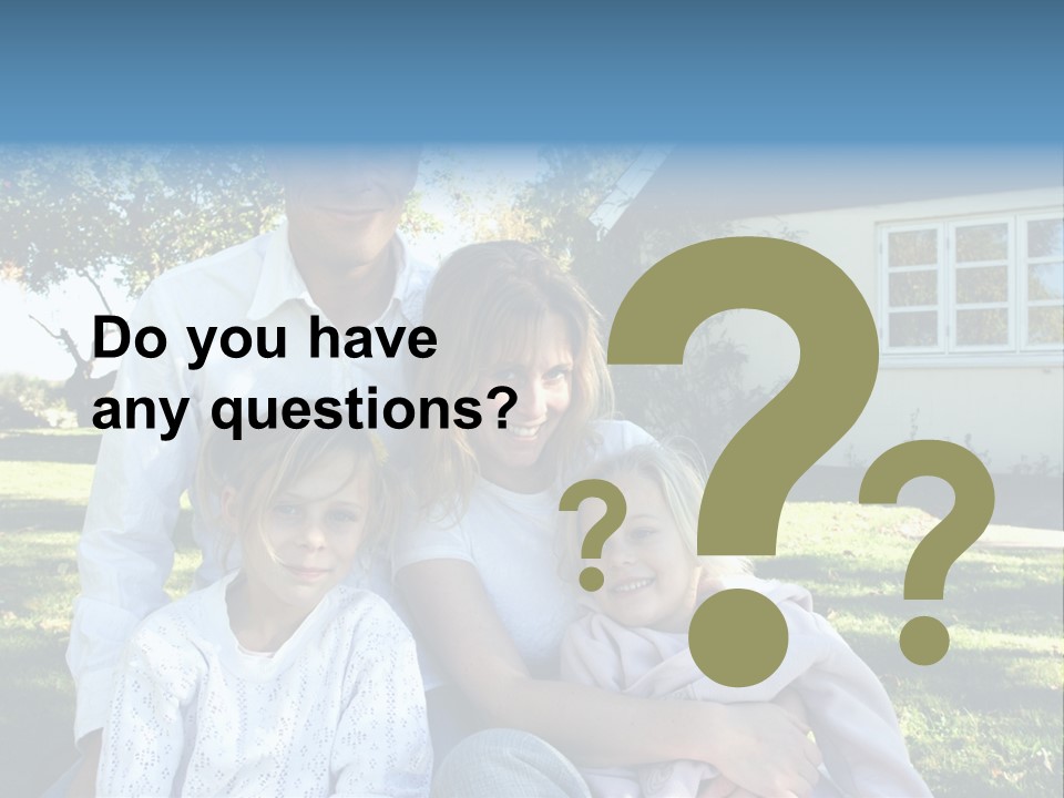 Smiling Family PowerPoint Template