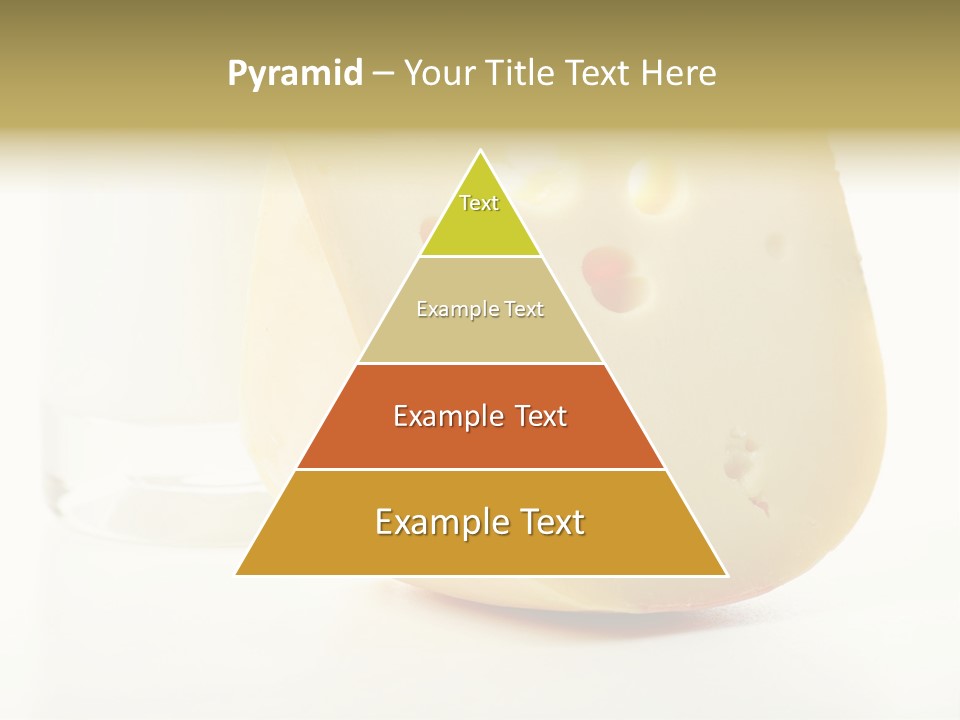 Dairy Produce Foodstuffs. Shot In A Studio. PowerPoint Template