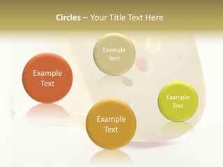 Dairy Produce Foodstuffs. Shot In A Studio. PowerPoint Template