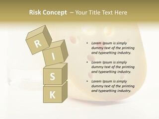 Dairy Produce Foodstuffs. Shot In A Studio. PowerPoint Template