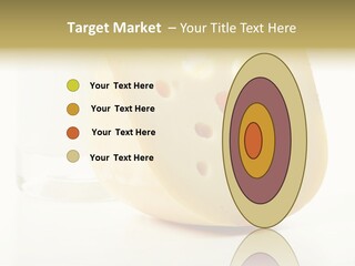 Dairy Produce Foodstuffs. Shot In A Studio. PowerPoint Template