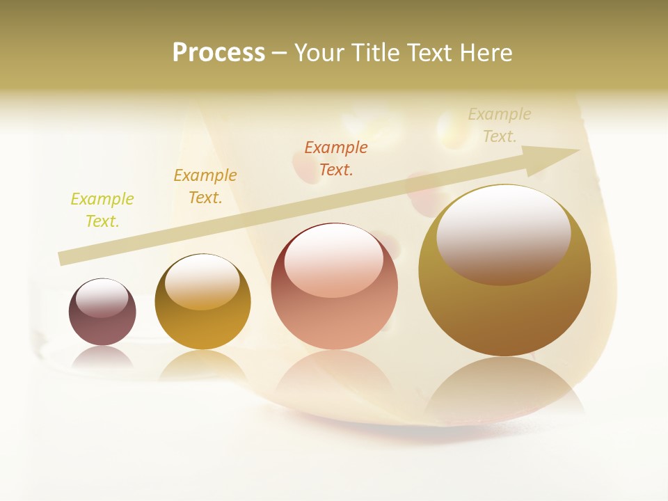 Dairy Produce Foodstuffs. Shot In A Studio. PowerPoint Template