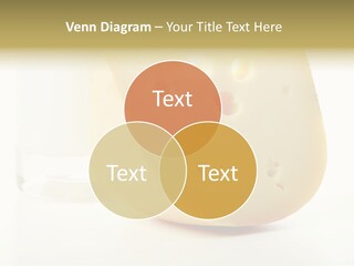 Dairy Produce Foodstuffs. Shot In A Studio. PowerPoint Template