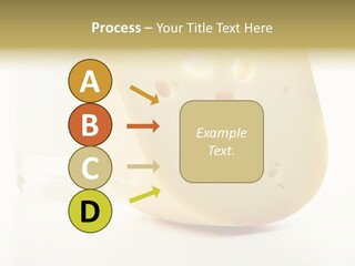 Dairy Produce Foodstuffs. Shot In A Studio. PowerPoint Template