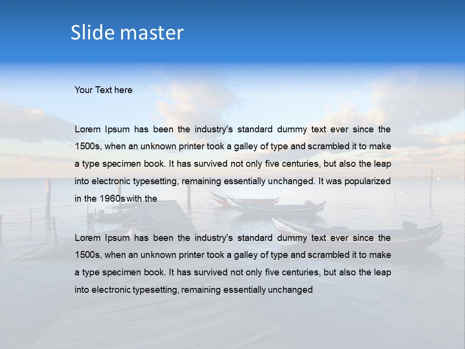 Boats PowerPoint Template