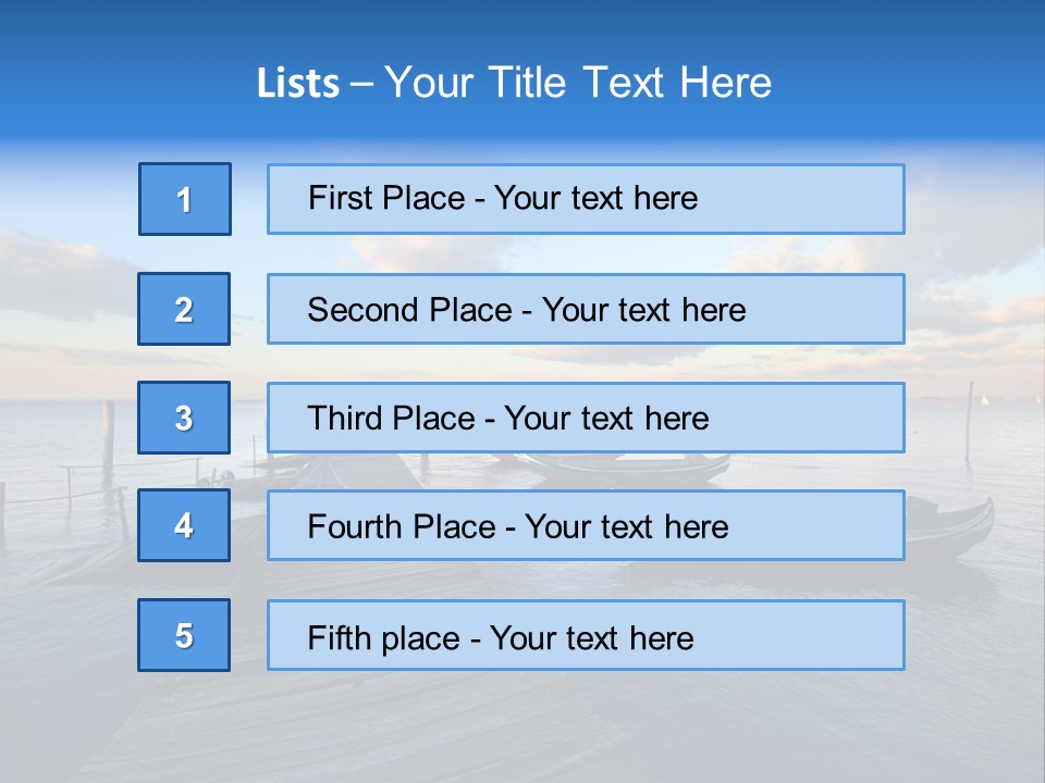 Boats PowerPoint Template