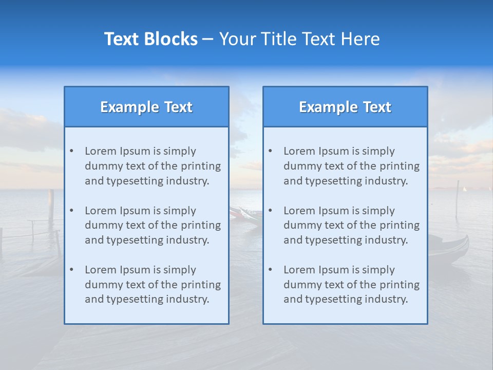 Boats PowerPoint Template