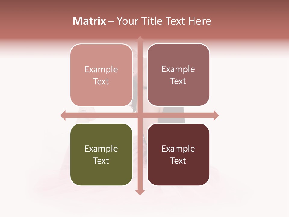 High Key Portrait Of A Ballerina, Ballet Dancer. Studio Shoot PowerPoint Template