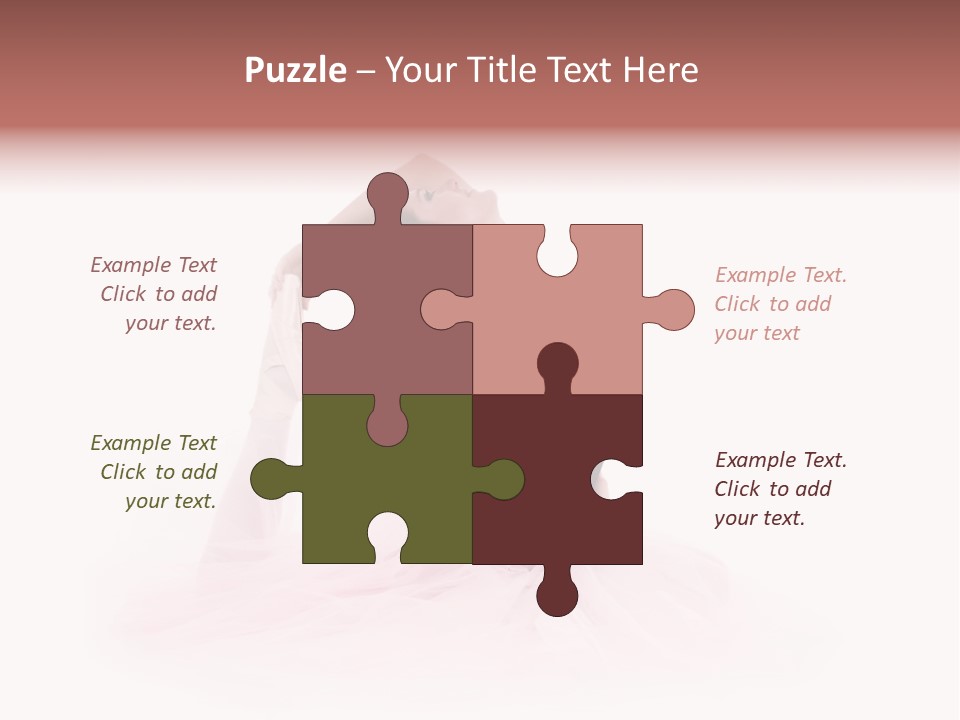 High Key Portrait Of A Ballerina, Ballet Dancer. Studio Shoot PowerPoint Template