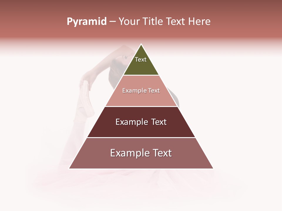 High Key Portrait Of A Ballerina, Ballet Dancer. Studio Shoot PowerPoint Template