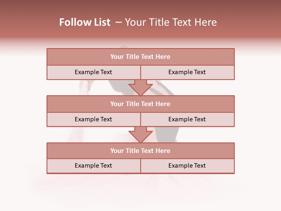 High Key Portrait Of A Ballerina, Ballet Dancer. Studio Shoot PowerPoint Template