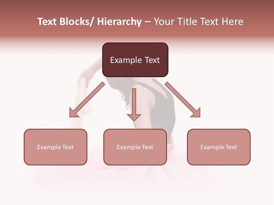 High Key Portrait Of A Ballerina, Ballet Dancer. Studio Shoot PowerPoint Template