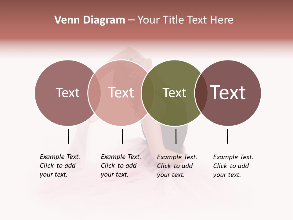 High Key Portrait Of A Ballerina, Ballet Dancer. Studio Shoot PowerPoint Template