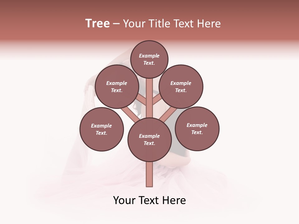 High Key Portrait Of A Ballerina, Ballet Dancer. Studio Shoot PowerPoint Template