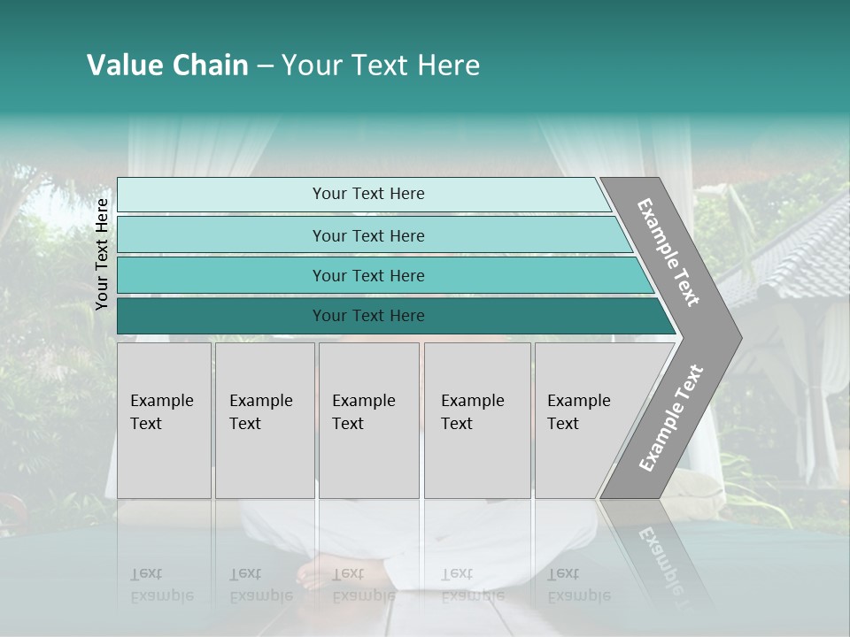 20-25 Years Woman Portrait During Yoga At Exotic Surrounding, Bali Indonesia PowerPoint Template