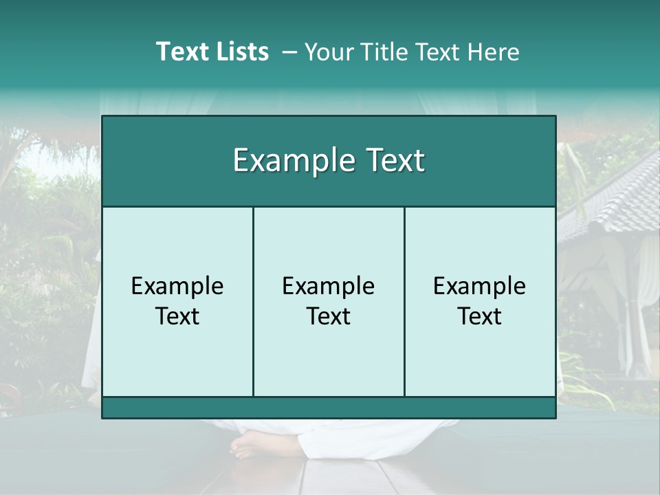 20-25 Years Woman Portrait During Yoga At Exotic Surrounding, Bali Indonesia PowerPoint Template