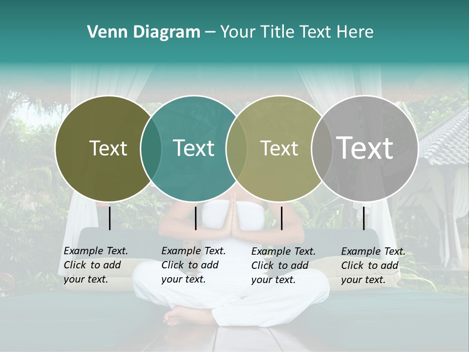 20-25 Years Woman Portrait During Yoga At Exotic Surrounding, Bali Indonesia PowerPoint Template