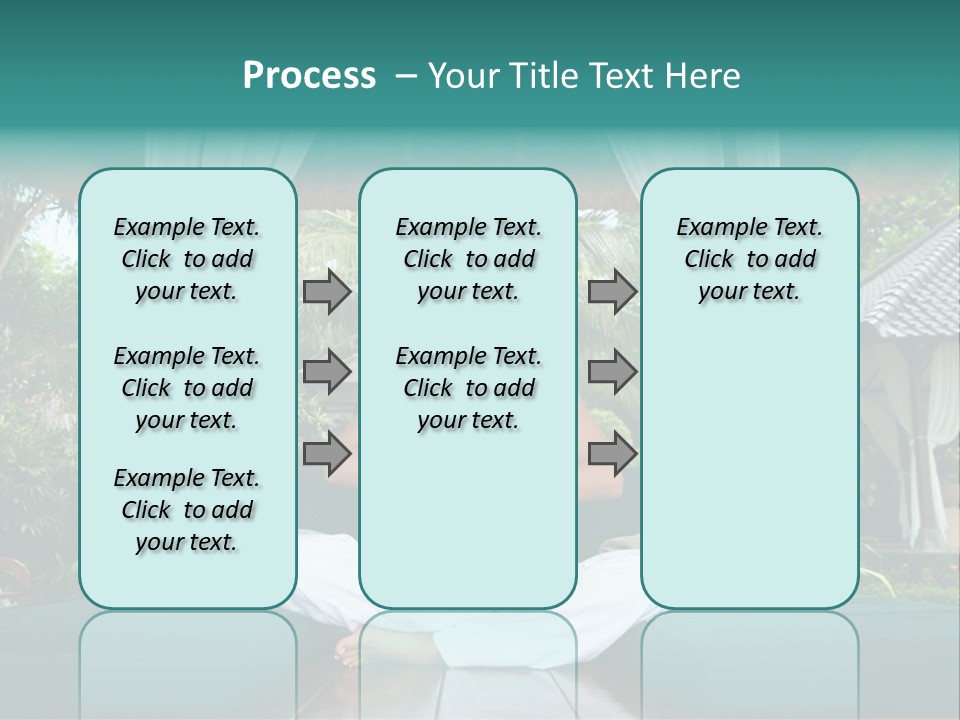 20-25 Years Woman Portrait During Yoga At Exotic Surrounding, Bali Indonesia PowerPoint Template