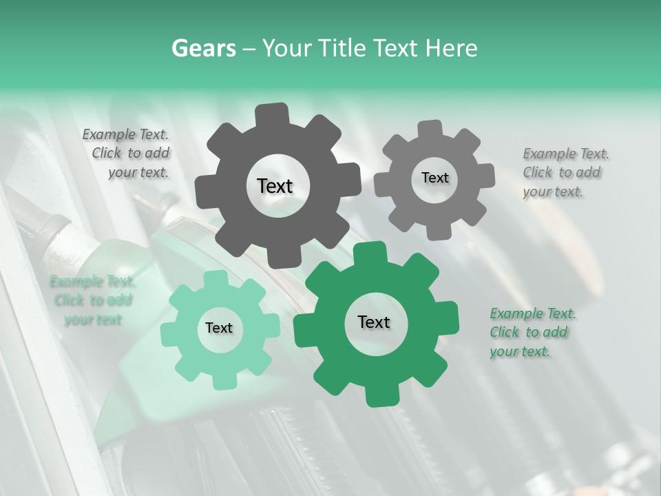 Large Interior With High Ceiling And Posh Chandeliers PowerPoint Template