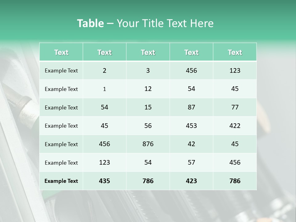 Large Interior With High Ceiling And Posh Chandeliers PowerPoint Template