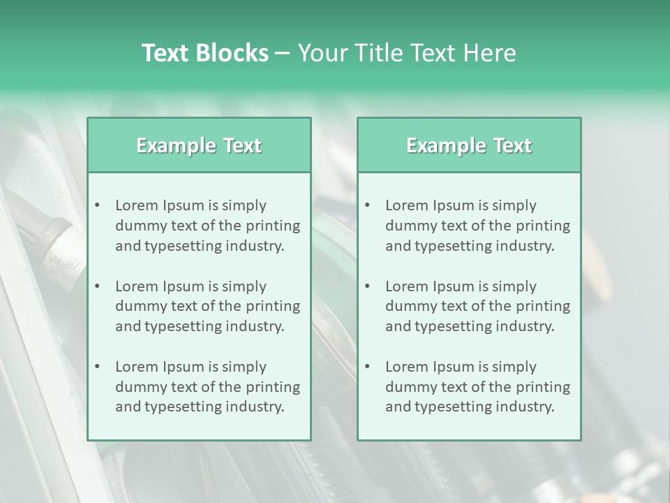 Large Interior With High Ceiling And Posh Chandeliers PowerPoint Template
